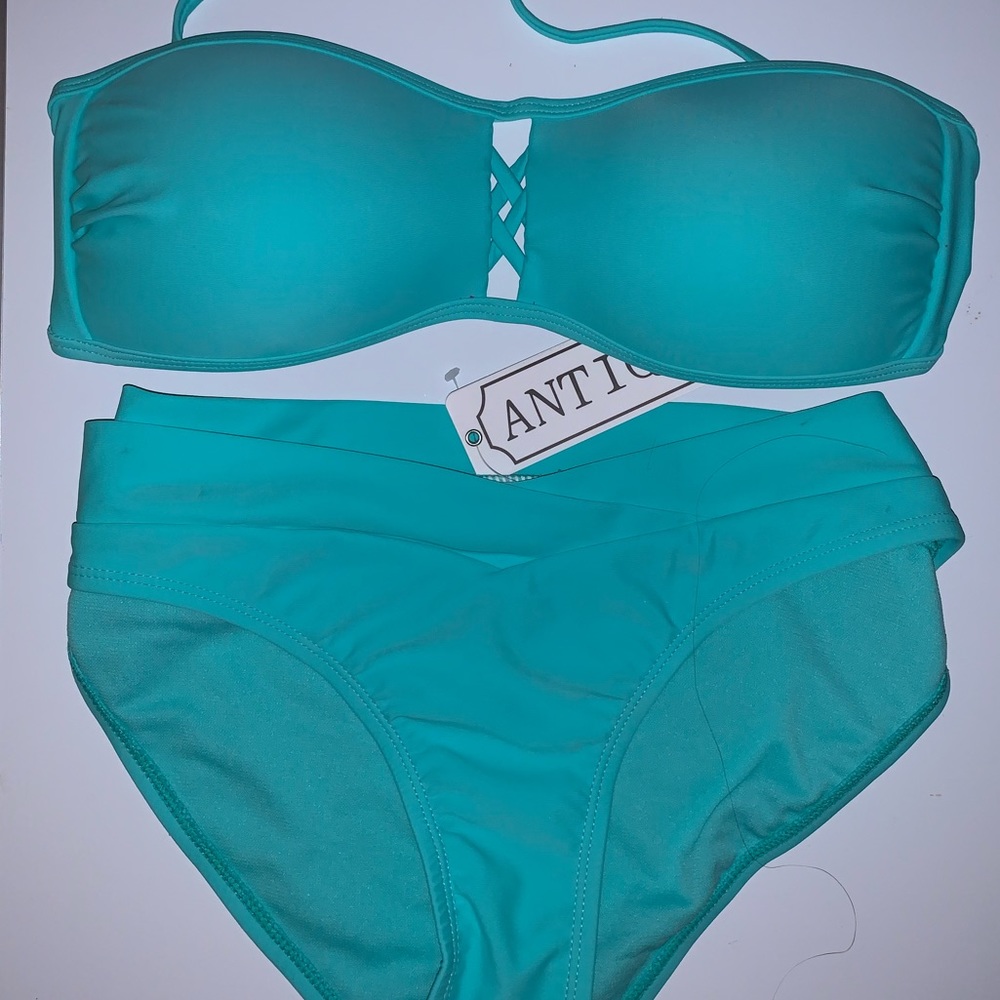 Teal bikini